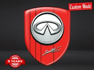Infiniti Badges Auto Perso Max Robuste Élégant Disposition